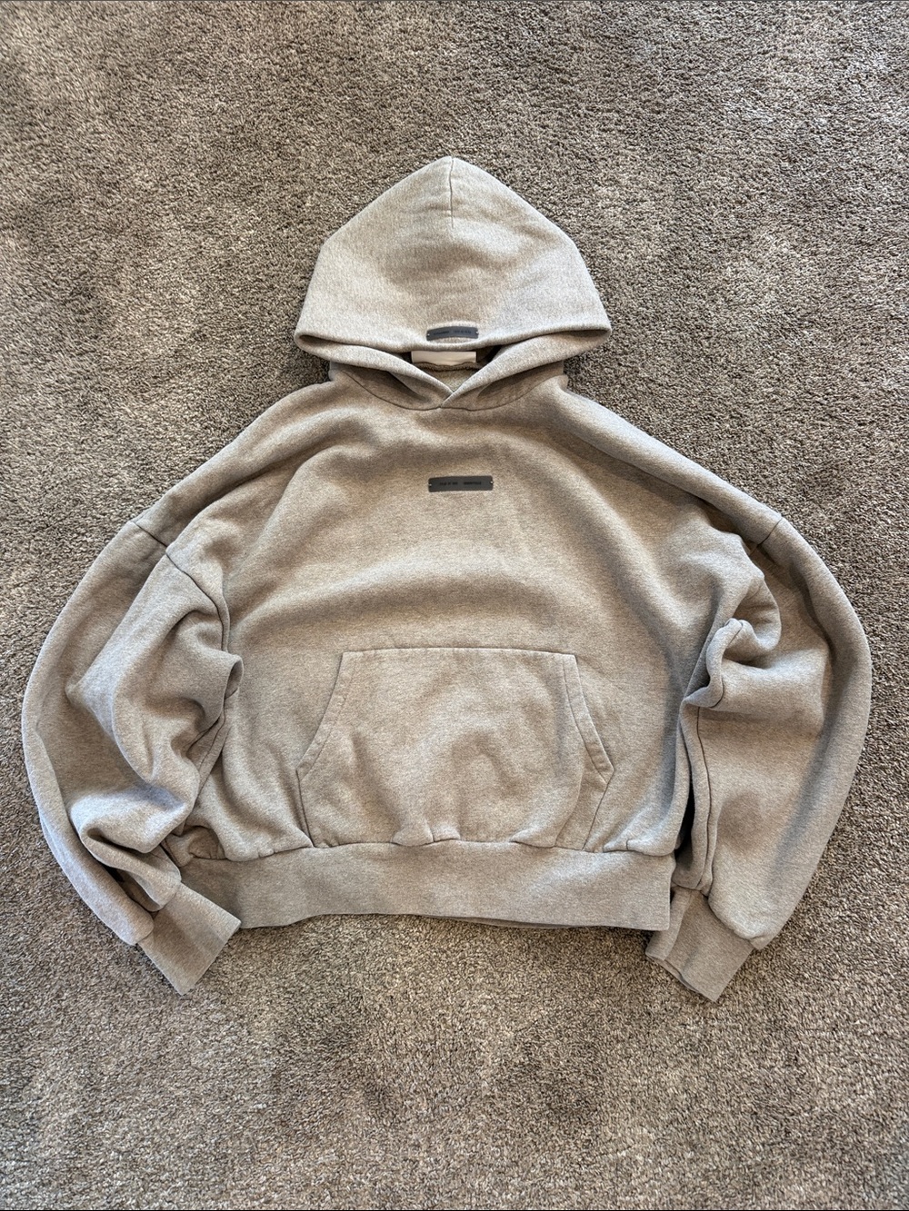Fear of God Taupe Oversized Hoodie